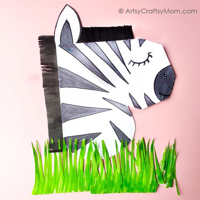 Try out this cute DIY heart zebra craft that's sure to win your heart! Perfect for wild animal lessons, for International Zebra Day or just for fun!