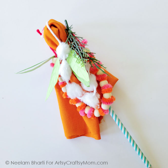 Make this Gudi Padwa Craft with your kids as you learn about this lovely festival! It also teaches us about the significance of every part of the Gudi!