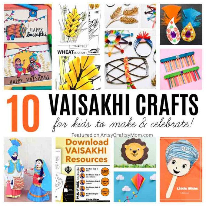 Vaisakhi crafts for kids Insta 1