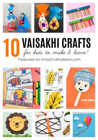 10 Ideas to Celebrate Vaisakhi with Kids - Understand the significance of this festival by making some fun crafts!