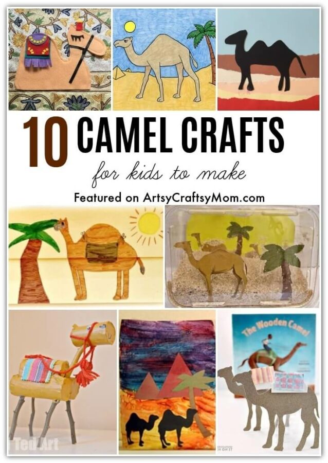 Learn about an amazing desert creature with these cute camel crafts for kids!  Perfect for Bakrid, World Camel Day or for habitat classes.