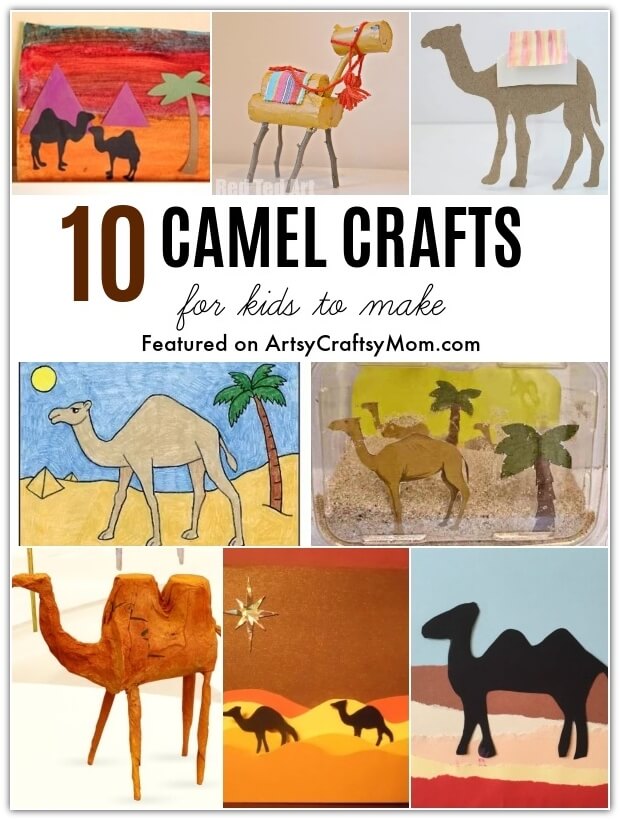 Learn about an amazing desert creature with these cute camel crafts for kids!  Perfect for Bakrid, World Camel Day or for habitat classes.