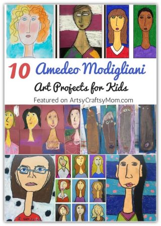 These amazing Amadeo Modigliani Art Projects for Kids are perfect to learn about the artist who followed his heart & didn't want to be put in a box!