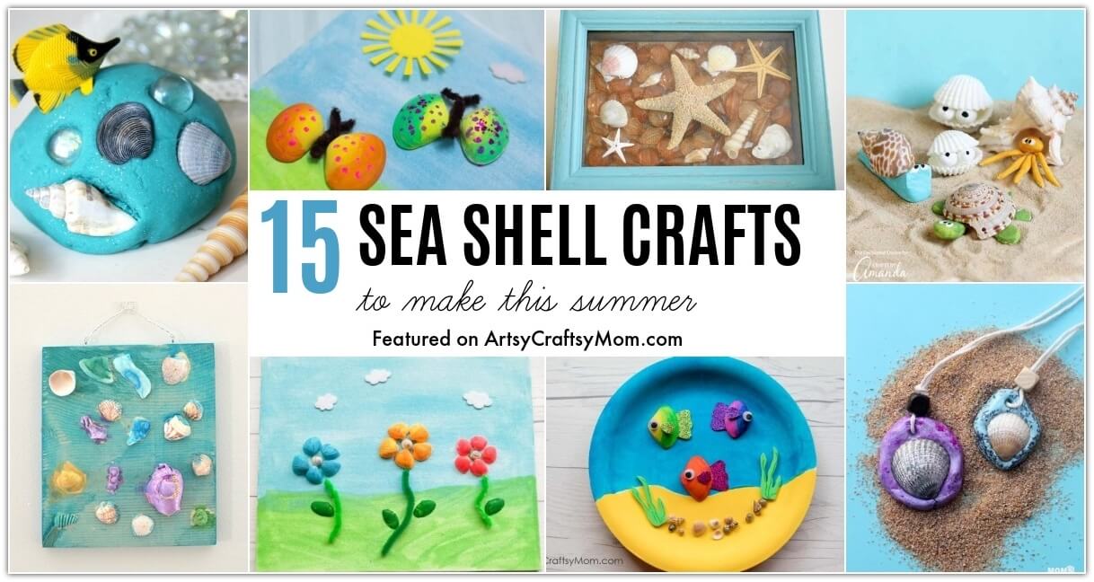 40 Beautiful And Magical Sea Shell Craft Ideas - Bored Art