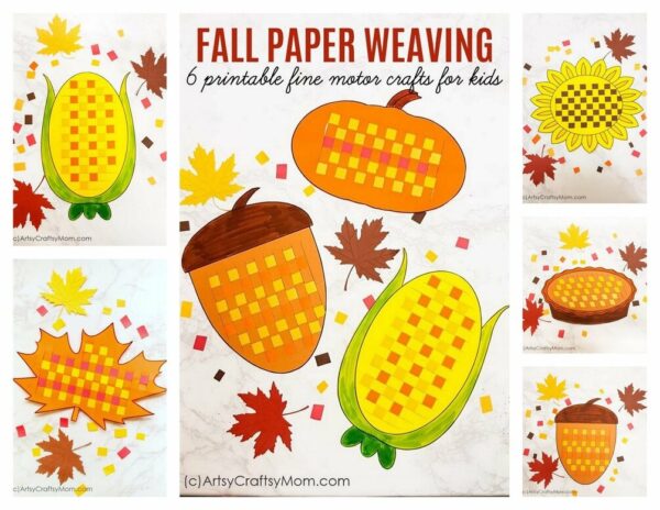 Fall paper weaving