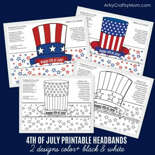 Printable 4th Of July Headbands1