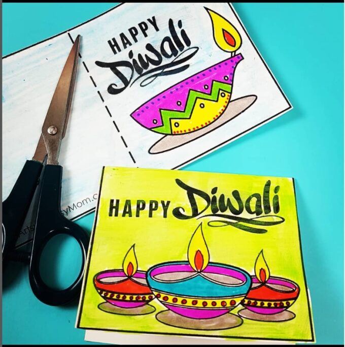 Free Diwali Printable Cards