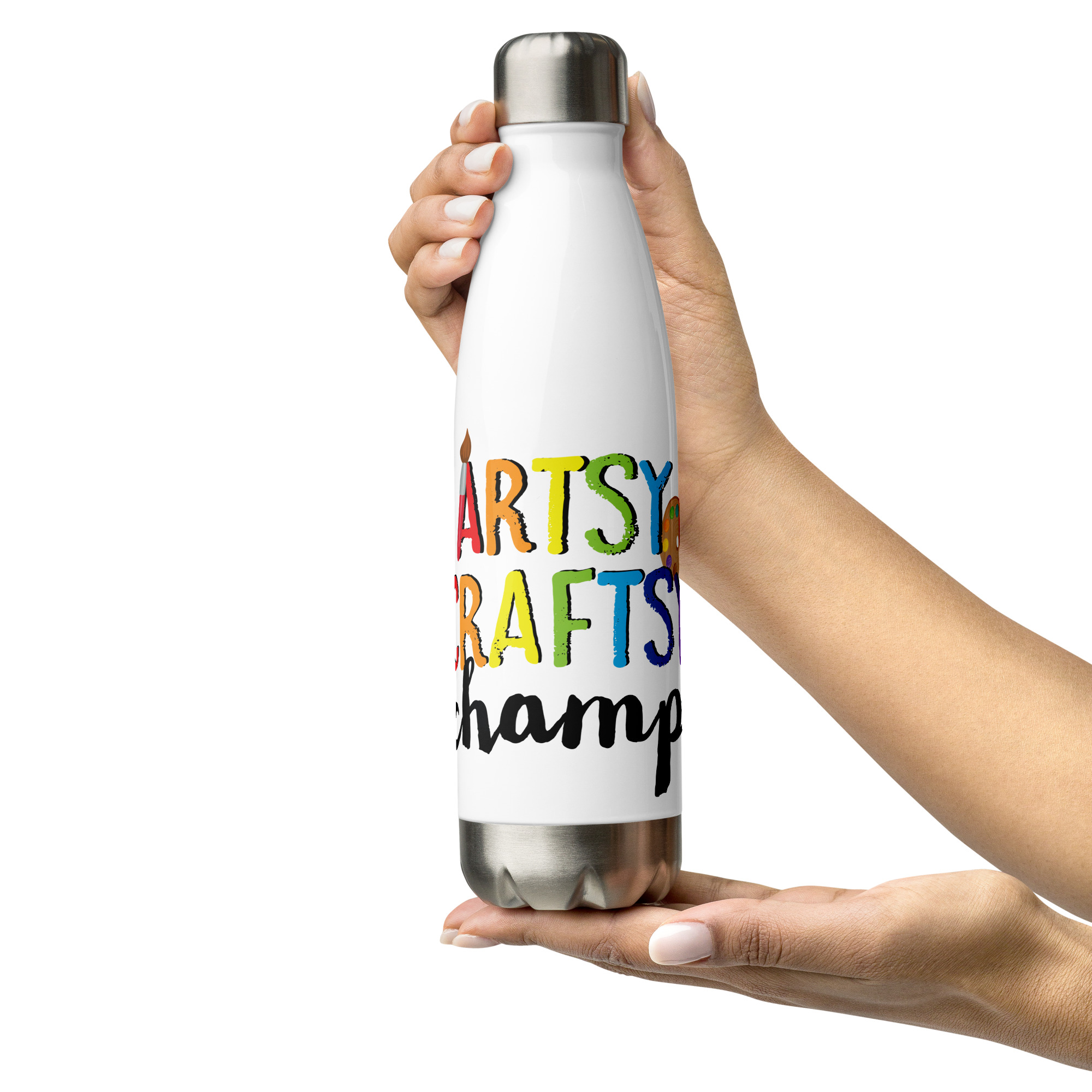 Artsy Slim Water Bottle