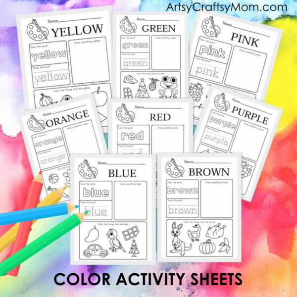 Colors Activity Sheets