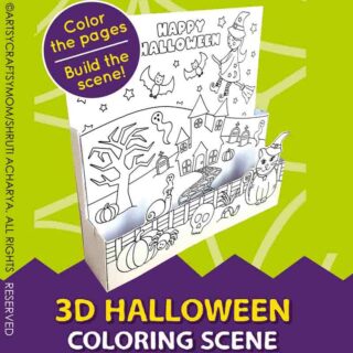 3D Coloring-Halloween