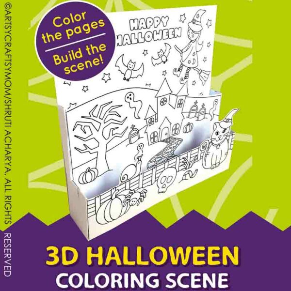 3D Coloring Halloween