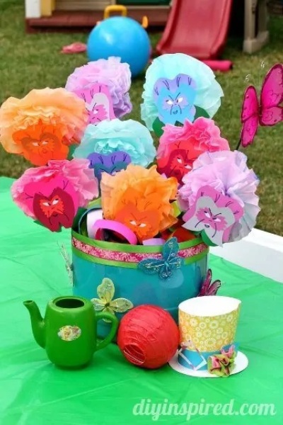 With these Alice in Wonderland Crafts, you'll be all set to have a crazy tea party of your own, and you can even dress up like the Mad Hatter for it!