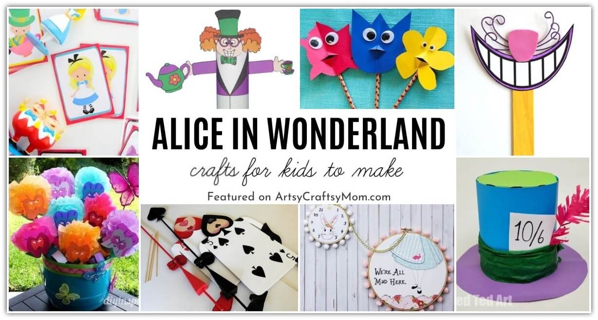 99 Alice & Wonderland Crafts ideas