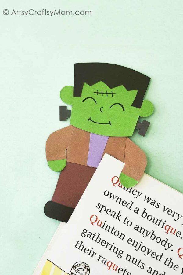Frankenstein Hug Bookmark Pin 1