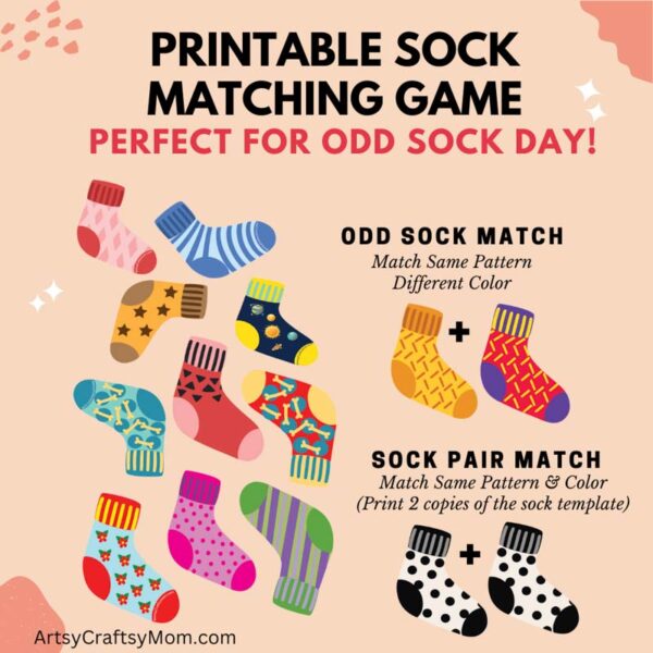 Odd Socks Day Matching Game