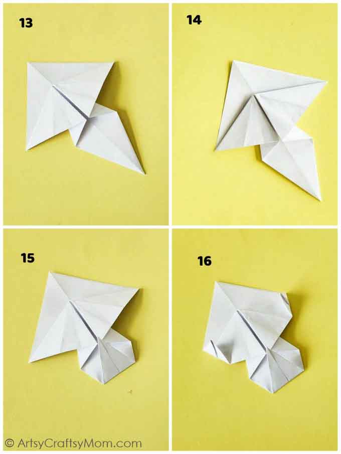 Origami Mushroom Step 4