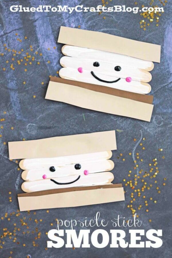15 Cute and Charming Camp Crafts for Kids 5 The weather's always perfect for these Camp Crafts for Kids, which you can do indoors as well! Make fires, toast some smores & have a good time!