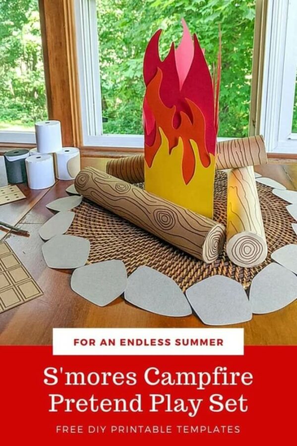 15 Cute and Charming Camp Crafts for Kids 6 The weather's always perfect for these Camp Crafts for Kids, which you can do indoors as well! Make fires, toast some smores & have a good time!
