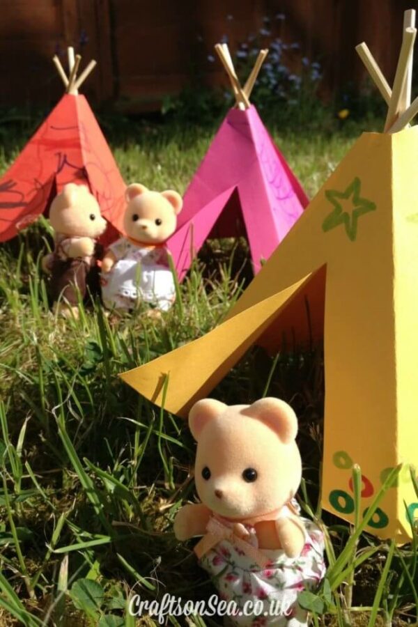 15 Cute and Charming Camp Crafts for Kids 8 The weather's always perfect for these Camp Crafts for Kids, which you can do indoors as well! Make fires, toast some smores & have a good time!