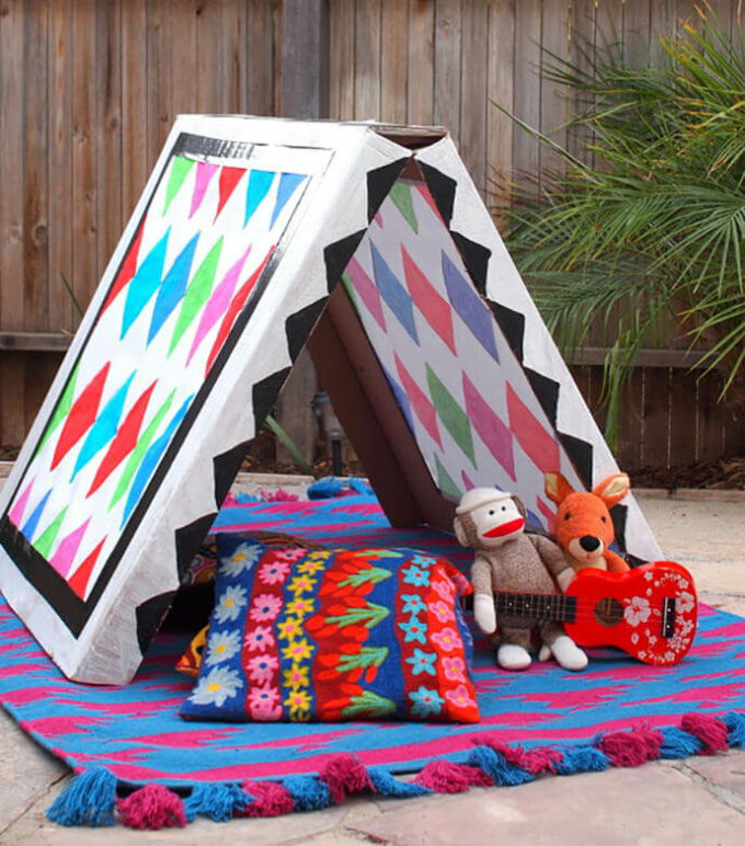 15 Cute and Charming Camp Crafts for Kids 14 The weather's always perfect for these Camp Crafts for Kids, which you can do indoors as well! Make fires, toast some smores & have a good time!
