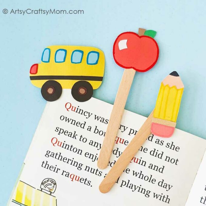 These adorable Back to School bookmarks celebrate all the things we love about going back to school - buses, stationery and more!