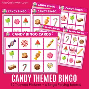 Printable Candy Themed Bingo