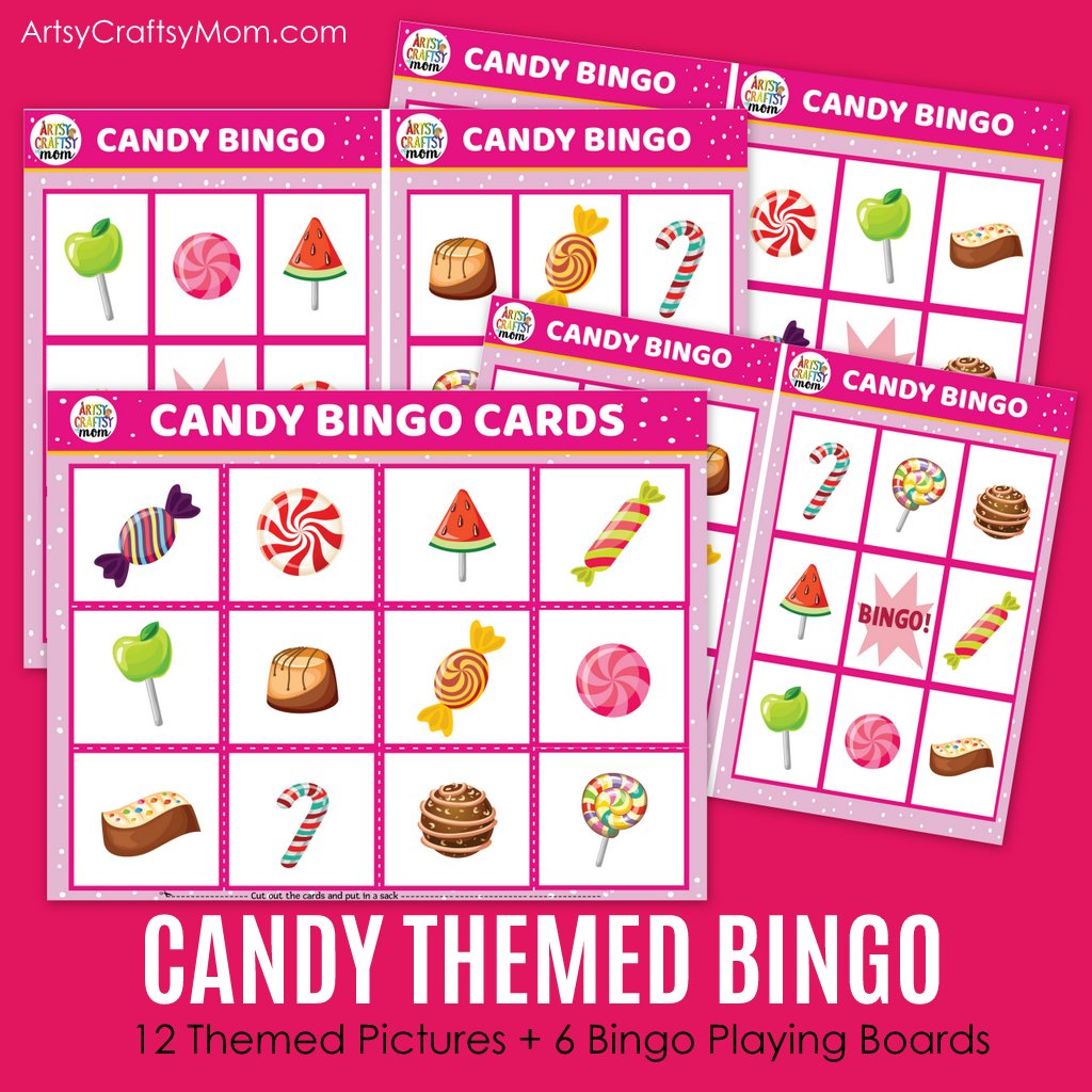Printable Candy Themed Bingo Artsy Craftsy Mom Printable Candy Themed Bingo Artsy Craftsy Mom