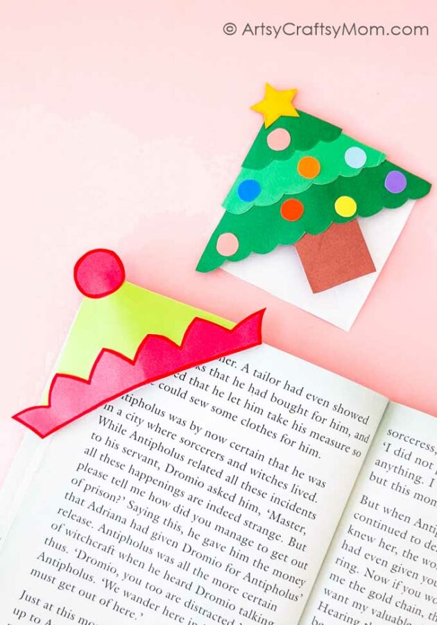 These pretty Christmas Corner Bookmarks aren't just ideal to keep track of your holiday reading; they also make great gifts for friends & co-workers!