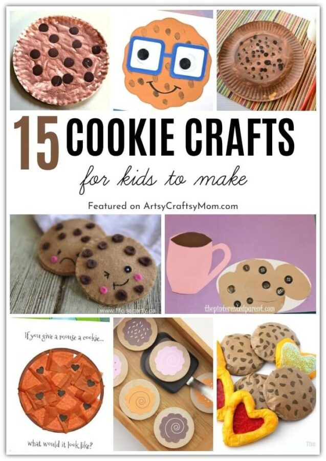 Love cookies? Then you'll love these cookie crafts for kids too! Made with a variety of materials, these are sure to bring out kids' creativity!