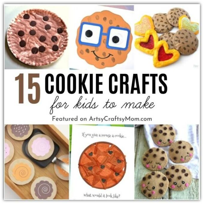 Love cookies? Then you'll love these cookie crafts for kids too! Made with a variety of materials, these are sure to bring out kids' creativity!
