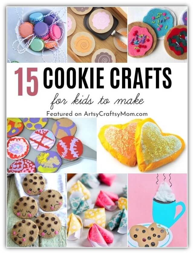 Love cookies? Then you'll love these cookie crafts for kids too! Made with a variety of materials, these are sure to bring out kids' creativity!