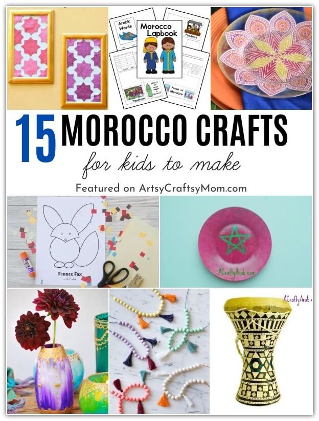15 Magnificent Morocco Crafts for Kids 18 These magnificent Morocco crafts for kids are perfect to learn about the rich culture of this amazing country! Perfect for all ages, from tots to teens!