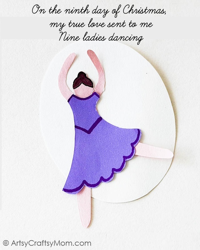 This 12 Days of Christmas Craft is inspired by the '12 Days of Christmas' carol to celebrate the holiday season and make lasting memories!