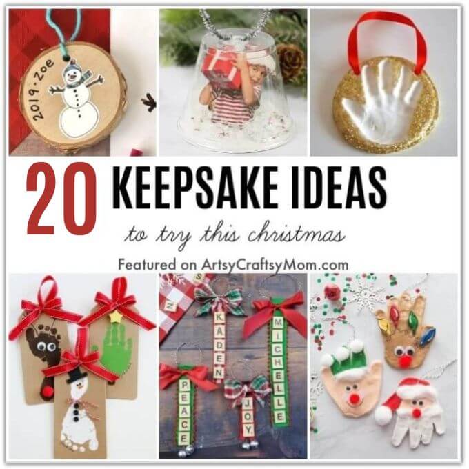 These adorable Christmas Keepsake Ideas for Kids will ensure that this year's Christmas is one of the most memorable ones your family has ever had!