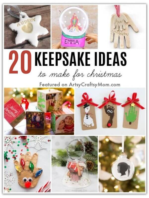 These adorable Christmas Keepsake Ideas for Kids will ensure that this year's Christmas is one of the most memorable ones your family has ever had!