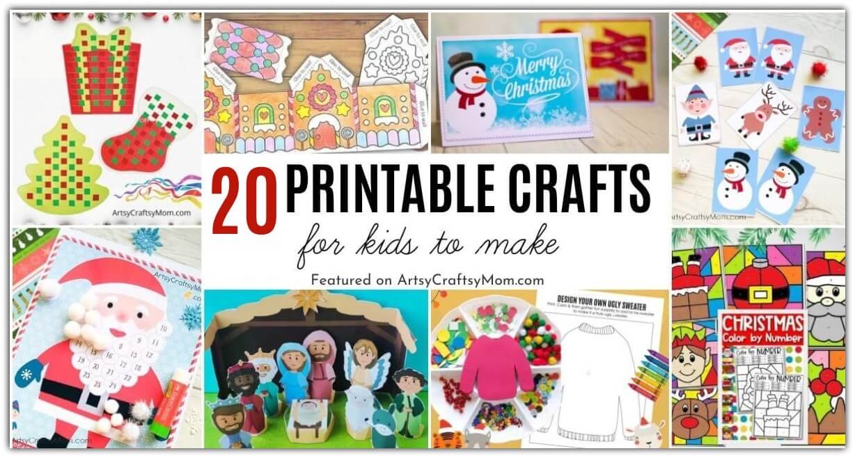You're going to love these Bright & Merry Christmas Printables for Kids - there's something for every age group, from games to cards!