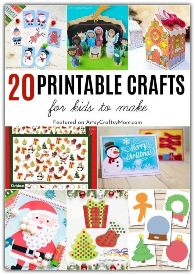 You're going to love these Bright & Merry Christmas Printables for Kids - there's something for every age group, from games to cards!