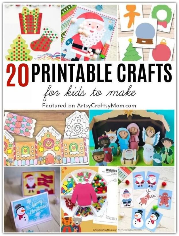 You're going to love these Bright & Merry Christmas Printables for Kids - there's something for every age group, from games to cards!