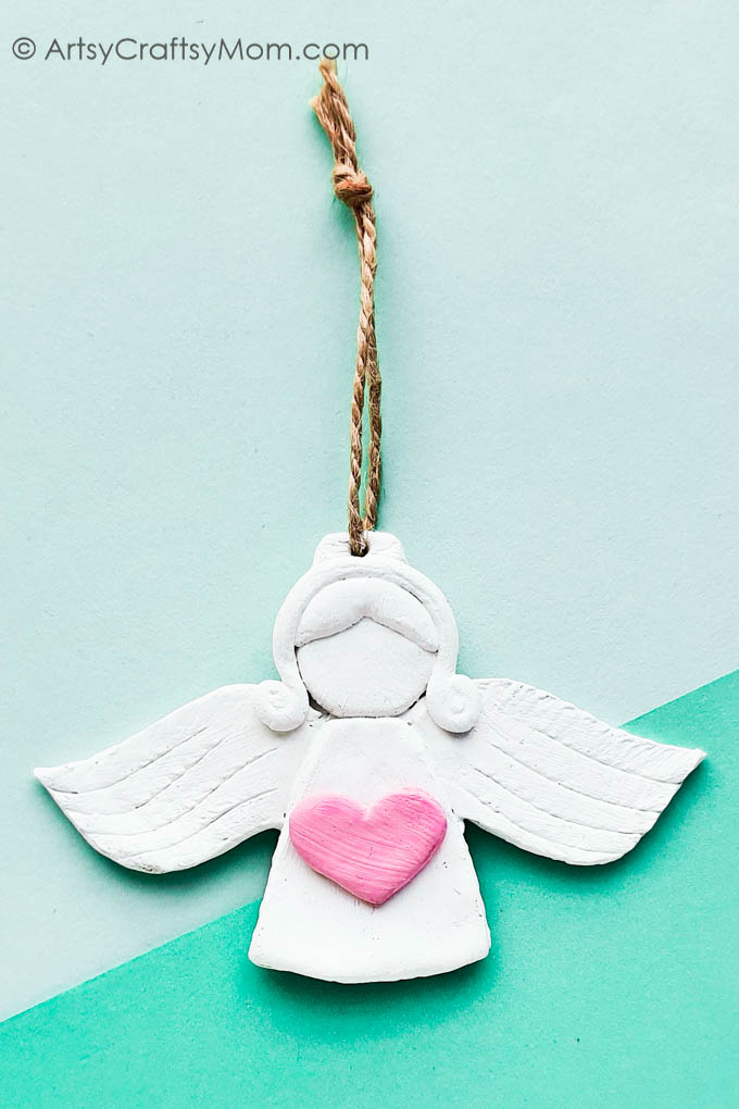 Clay Angel Ornament FT 1