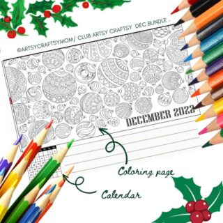 Coloring Calendar
