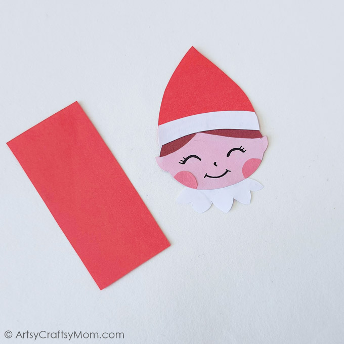 This Elf on the Shelf Bookmarks Craft is a fun way to celebrate the Christmas icon who tells Santa about everything you're doing!