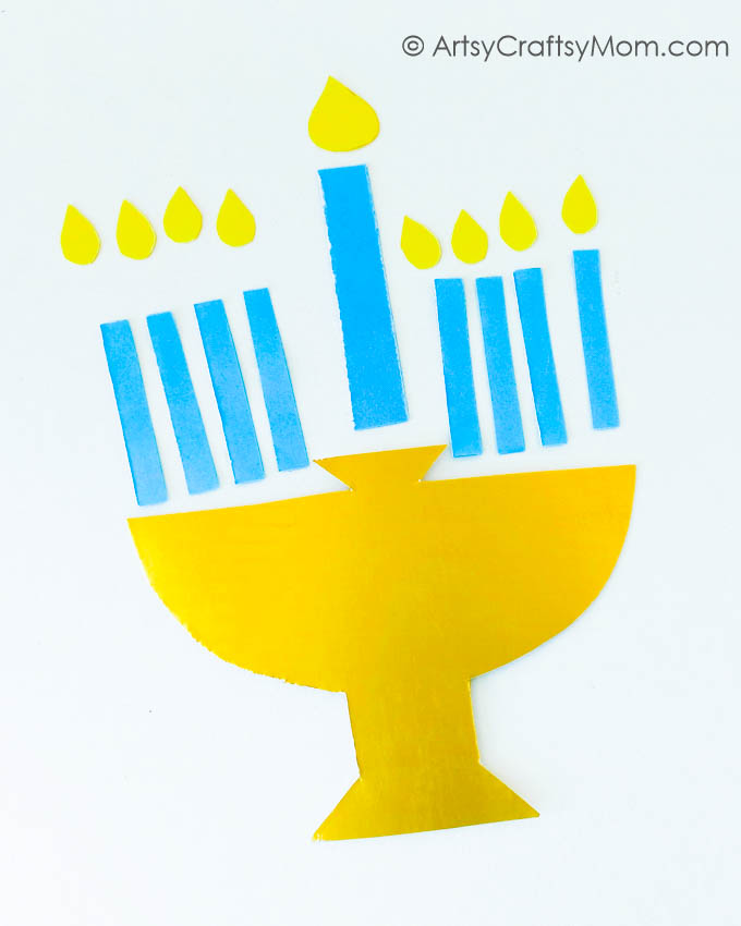 Hanukkah popup card