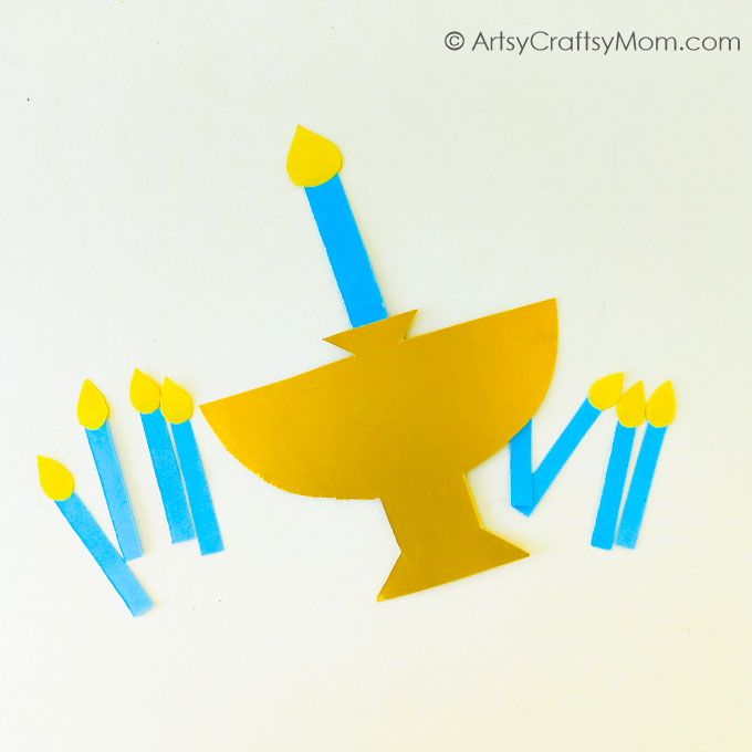 Hanukkah popup card