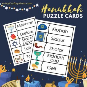 Hanukkah Vocabulary Flashcards