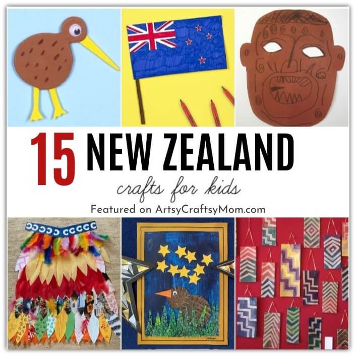 These Beautiful New Zealand Crafts for Kids will have you amazed and spellbound by this gorgeous country and its culture!