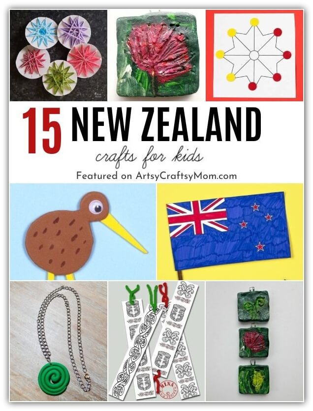These Beautiful New Zealand Crafts for Kids will have you amazed and spellbound by this gorgeous country and its culture!