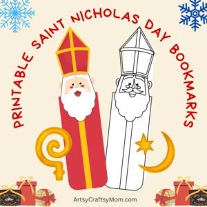 St Nicholas Day Bookmark Template
