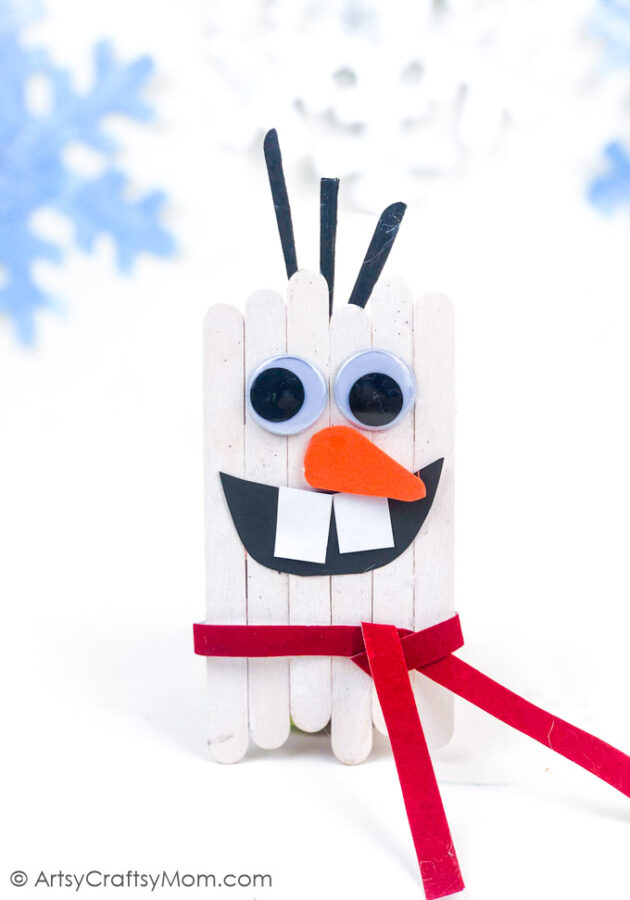Frozen fans, this Craft Stick Olaf Craft is for you! All you need are craft sticks and some basic craft supplies & you're all set to enjoy winter with Olaf!