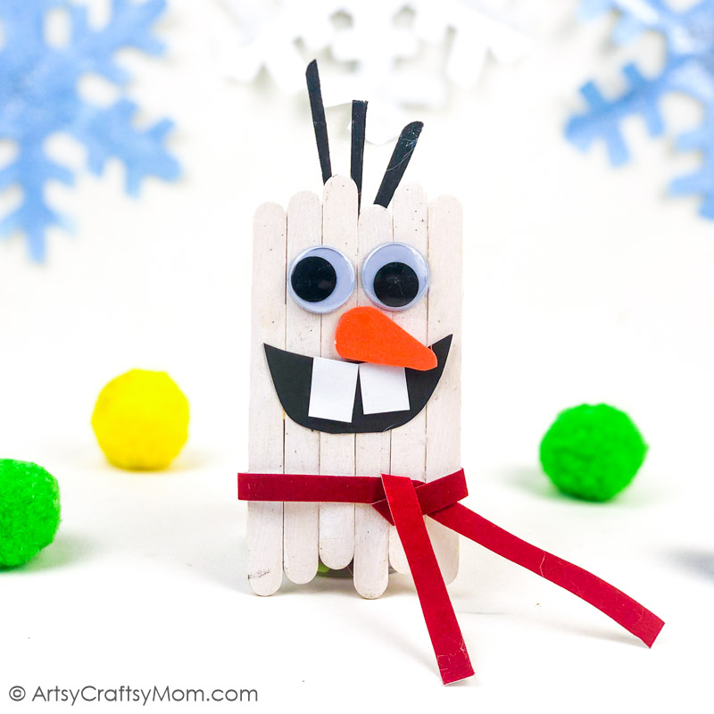 Adorable Craft Stick Olaf Craft for Kids 11 Frozen fans, this Craft Stick Olaf Craft is for you! All you need are craft sticks and some basic craft supplies & you're all set to enjoy winter with Olaf!