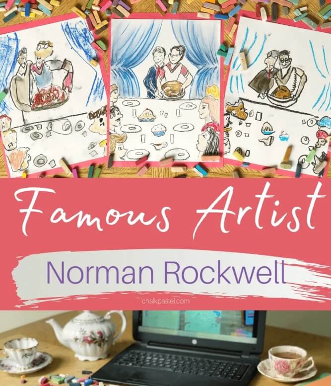 These Norman Rockwell Art Projects for Kids are perfect to celebrate the all-American painter and illustrator, & remind us of simpler, happier times!